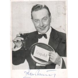 Autogramm Film | Walter MÜLLER | 1952 "Im Weissen Rössl" (Portrait SW Gloria)