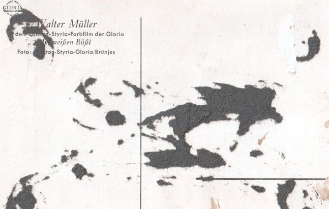 Autogramm Film | Walter MÜLLER | 1952 "Im Weissen Rössl" (Portrait SW Gloria)