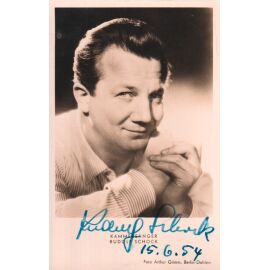 Autogramm Klassik | Rudolf SCHOCK | 1950er (Portrait SW KuB) Grimm