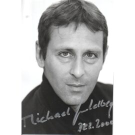 Autogramm Schauspieler | Michael GOLDBERG | 2000er Foto (Portrait SW Flöter)