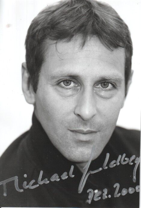 Autogramm Schauspieler | Michael GOLDBERG | 2000er Foto (Portrait SW Flöter)