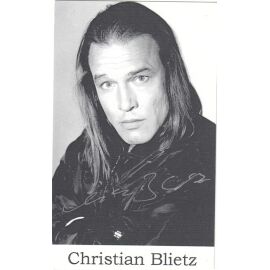 Autogramm Schauspieler | Christian BLIETZ | 2000er (Portrait SW)