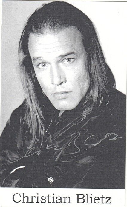 Autogramm Schauspieler | Christian BLIETZ | 2000er (Portrait SW)