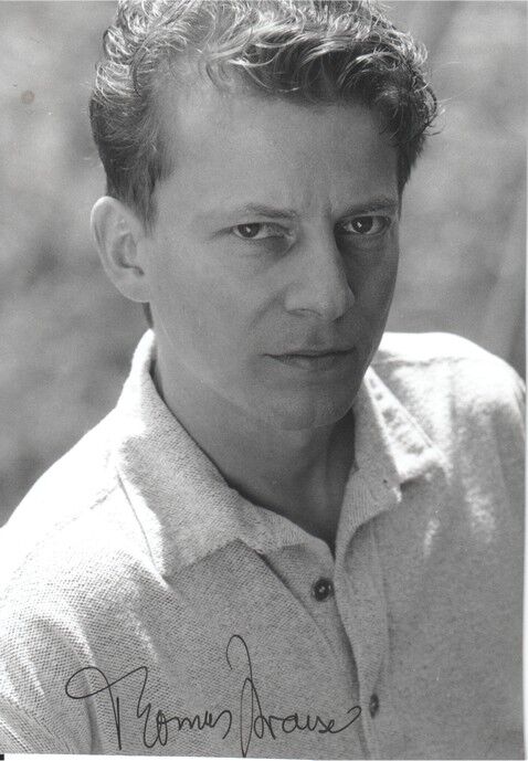 Autogramm Schauspieler | Thomas KRAUSE | 2000er Foto (Portrait SW)