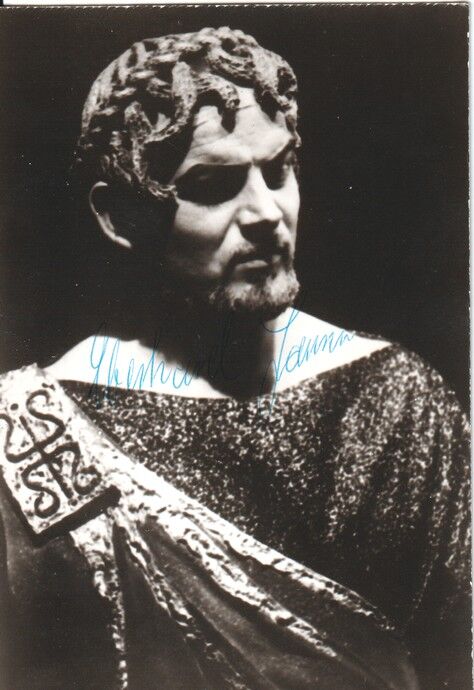 Autogramm Klassik | Eberhard JANSEN | 1970er (Bühnenszene SW) Wotan