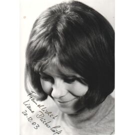 Autogramm Schauspieler | Liane DÜSTERHÖFT | 2000er Foto (Portrait SW)