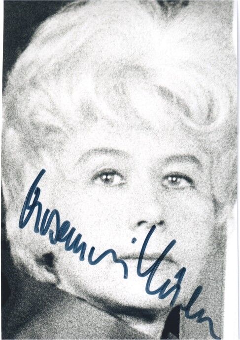 Autogramm Schauspieler | Rosemarie KÜHN | 1990er Foto (Portrait SW)