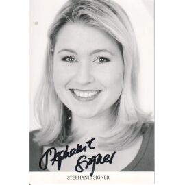 Autogramm Schauspieler | Stephanie SIGNER | 2000er (Portrait SW)