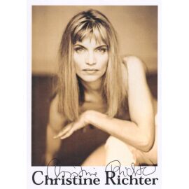 Autogramm Schauspieler | Christine RICHTER | 2000er (Portrait SW)