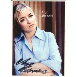 Autogramm Schauspieler | Anja MICHELS | 2000er Foto (Portrait Color)