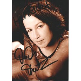 Autogramm Schauspieler | Karin BIECK | 2000er Foto (Portrait SW)