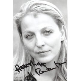 Autogramm Schauspieler | Sonja REICHELT | 2000er Foto (Portrait SW)