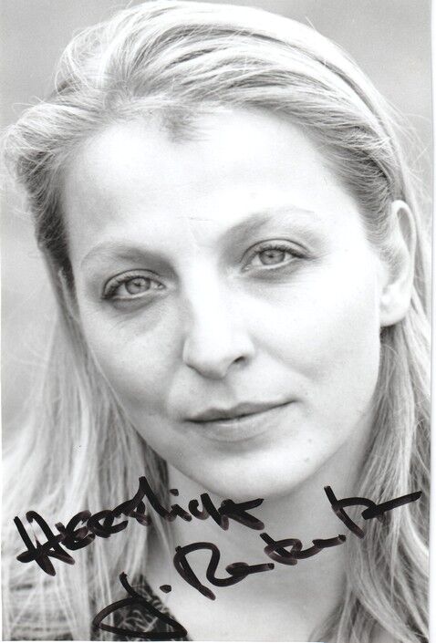 Autogramm Schauspieler | Sonja REICHELT | 2000er Foto (Portrait SW)