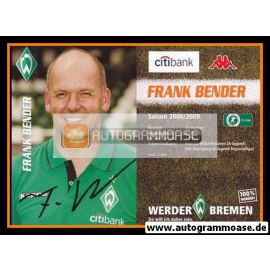 Autogramm Fussball | SV Werder Bremen | 2008 | Frank BENDER