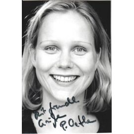 Autogramm Schauspieler | Petra OETKEN | 2000er Foto (Portrait SW) Frank
