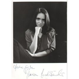 Autogramm Schauspieler | Marion MARTIENZEN | 1980er (Portrait SW)