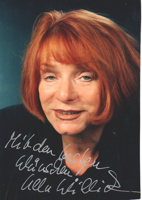 Autogramm Schauspieler | Ulla WILLICK | 2000er Foto (Portrait Color) Botzenhardt