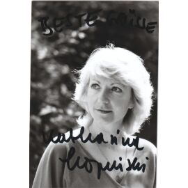 Autogramm Schauspieler | Katharina LOPINSKI | 2000er Foto (Portrait SW)