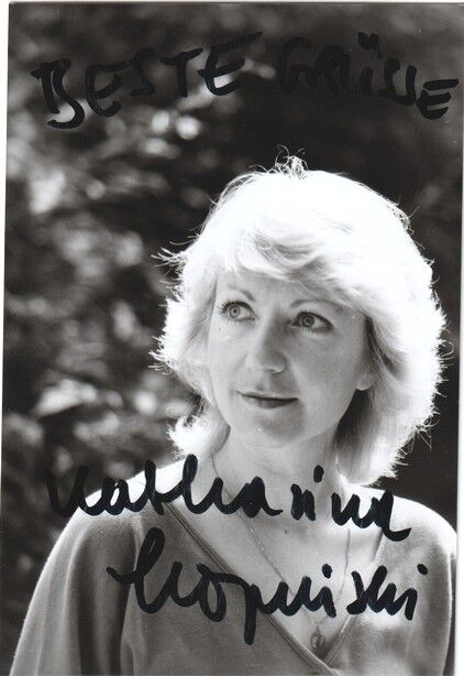 Autogramm Schauspieler | Katharina LOPINSKI | 2000er Foto (Portrait SW)