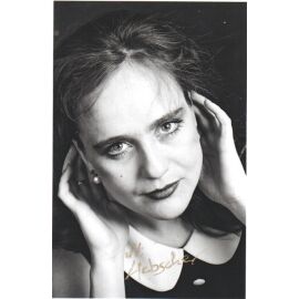 Autogramm Schauspieler | Stephanie LIEBSCHER | 2000er Foto (Portrait SW)