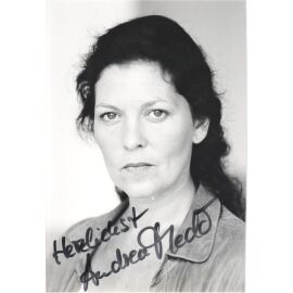 Autogramm Schauspieler | Andrea MEDO | 2000er Foto (Portrait SW)