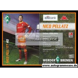 Autogramm Fussball | SV Werder Bremen | 2008 | Nico PELLATZ