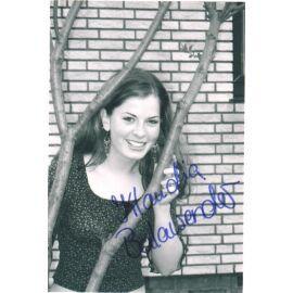 Autogramm Schauspieler | Klaudia BALAWENDER | 2000er Foto (Portrait SW)