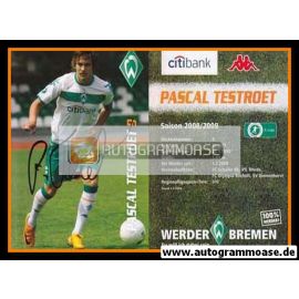 Autogramm Fussball | SV Werder Bremen | 2008 | Pascal TESTROET