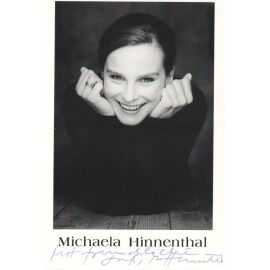 Autogramm Schauspieler | Michaela HINNENTHAL | 2000er (Portrait SW)