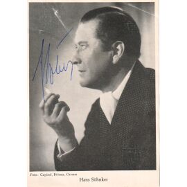 Autogramm Schauspieler | Hans SÖHNKER | 1950er (Portrait SW Capitol)