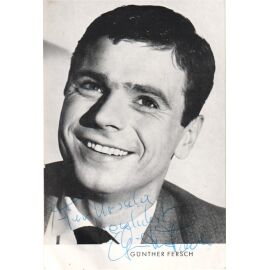 Autogramm Schauspieler | Günther FERSCH | 1960er (Portrait SW)