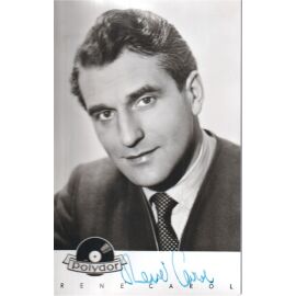 Autogramm Schlager | Rene CAROL | 1950er (Portrait SW Polydor)