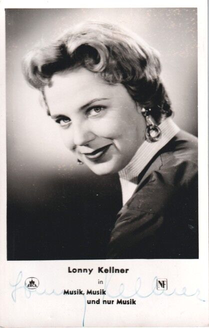 Autogramm Film | Lonny KELLNER | 1955 Musik Nur Musik" (Portrait SW Herzog)