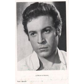 Autogramm Schauspieler | Erwin STRAHL | 1950er (Portrait SW) Meroth