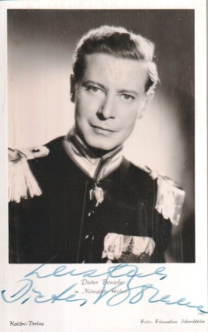 Autogramm Film | Dieter BORSCHE | 1953 "Königliche Hoheit" (Portrait SW Kolibri) Schorcht