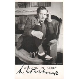 Autogramm Schauspieler | Anton WALBROOK | 1954 "Wedding In Paris" (Portrait SW) Wood