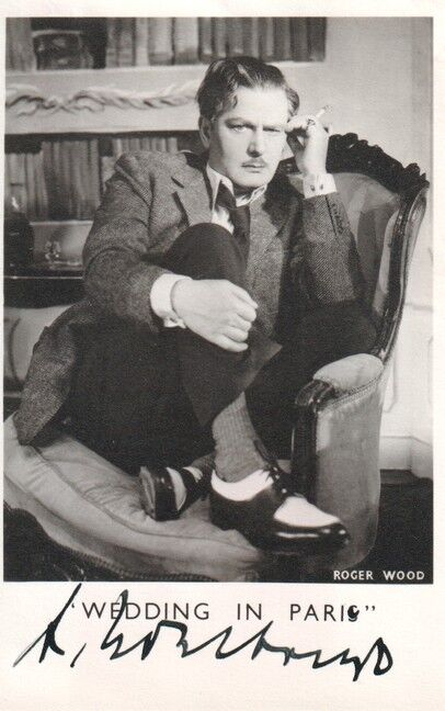 Autogramm Schauspieler | Anton WALBROOK | 1954 "Wedding In Paris" (Portrait SW) Wood