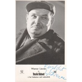Autogramm Film | Werner LIEVEN | 1955 "Parole Heimat" (Portrait SW Omega)