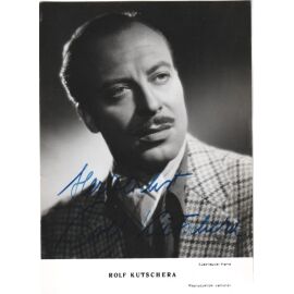 Autogramm Schauspieler | Rolf KUTSCHERA | 1950er (Portrait SW) Austriapost