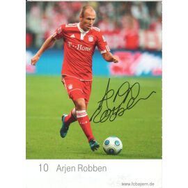 Autogramm Fussball | FC Bayern München | 2009 Druck | Arjen ROBBEN (Speilszene)