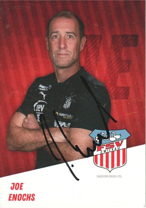 Autogramm Fussball | FSV Zwickau | 2020 | Joe ENOCHS