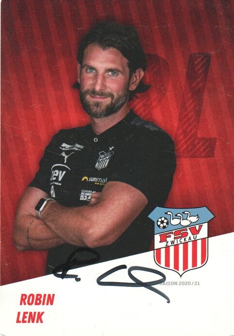 Autogramm Fussball | FSV Zwickau | 2020 | Robin LENK