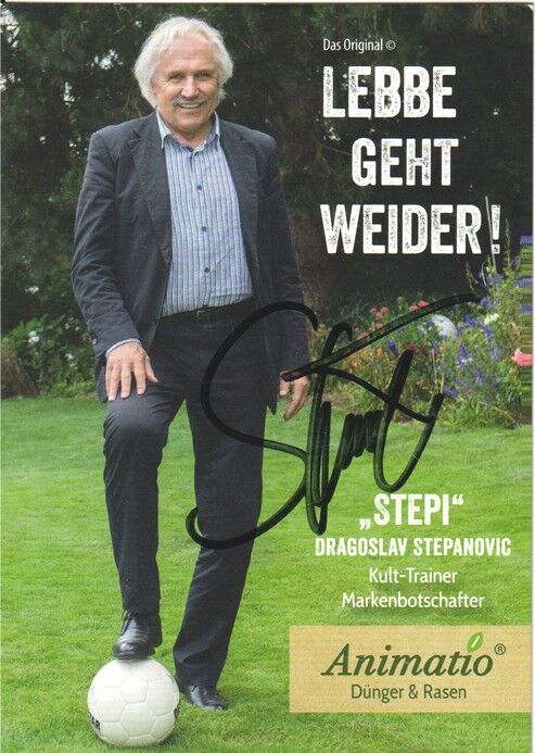 Autogramm Fussball | 2010er | Dragoslav STEPANOVIC (Portrait Color Animatio)