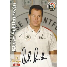 Autogramm Fussball | 2010er | Dieter SCHLINDWEIN (Portrait Color) Bitburger