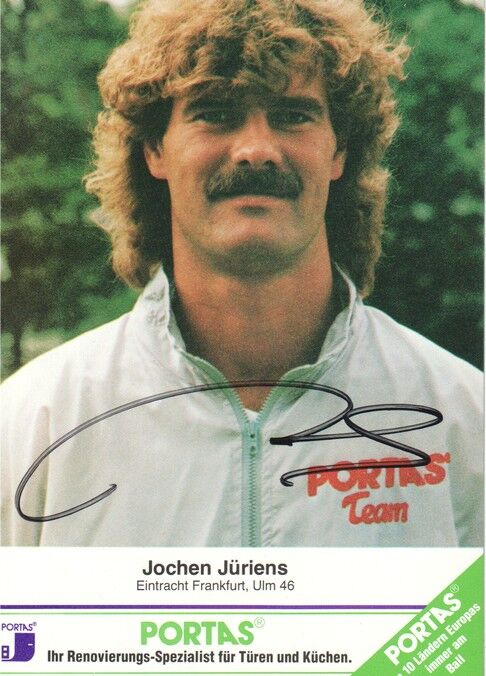 Autogramm Fussball | 1990er Portas | Joachim JÜRIENS (Portrait Color)