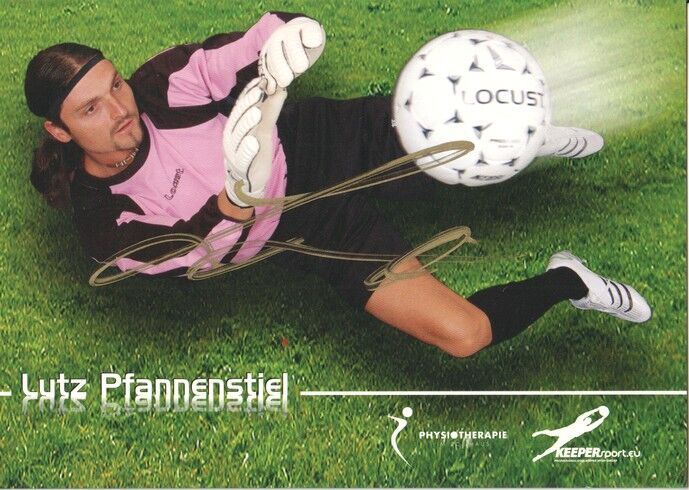 Autogramm Fussball | 2010er | Lutz PFANNENSTIEL (Portrait Color) Physio