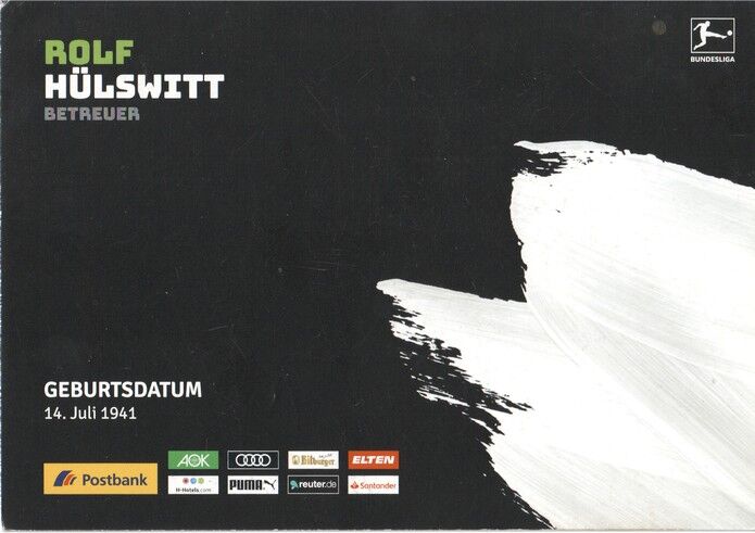 Autogramm Fussball | Borussia Mönchengladbach | 2018 | Rolf HÜLSWITT