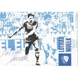 Autogramm Fussball | VfL Bochum | 2010er | Lothar WOELK (Pop-Art)