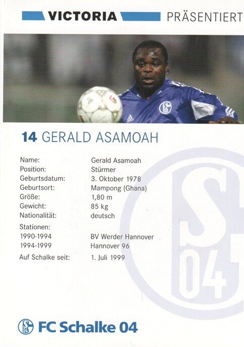 Autogramm Fussball | FC Schalke 04 | 2006 | Gerald ASAMOAH