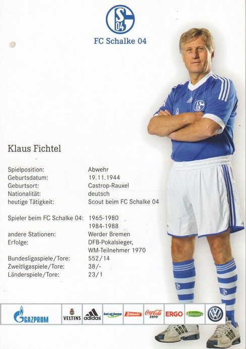 Autogramm Fussball | FC Schalke 04 | 2010er TM | Klaus FICHTEL